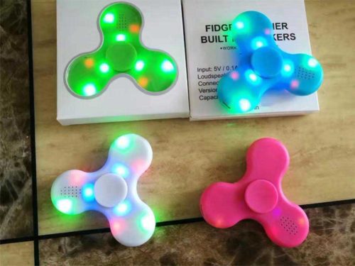 Fidget Spinner with LED & Bluetooth Speaker - Rechargeable 1