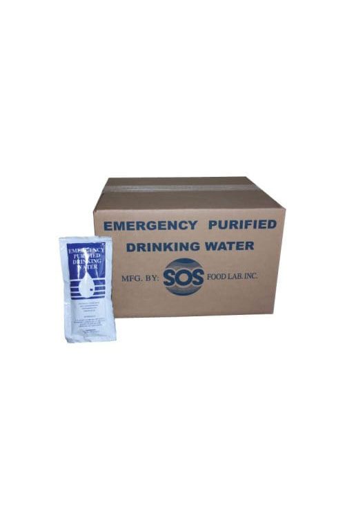 SOS Drinking Water Pouches Case of 96