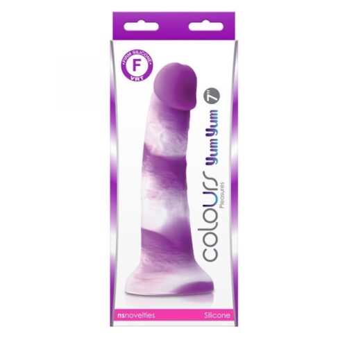 Colours Yum Yum 7″ Dildo Purple 1