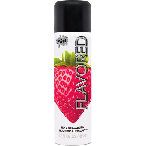 3 oz. Wet Flavored Lubricant Strawberry 1