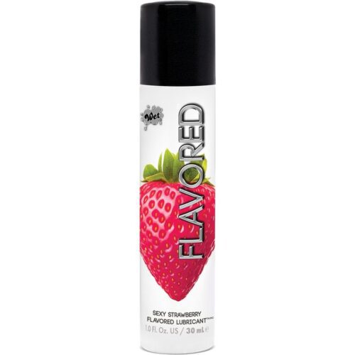 1 oz Wet Flavored Lube Sexy Strawberry 1