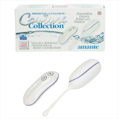 Couture Collection Amante Remote Control Egg – White