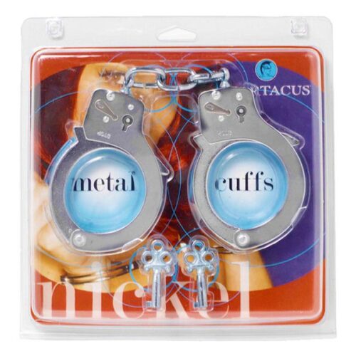 Nickel Single Lock Handcuffs BSPL-08G1B 1