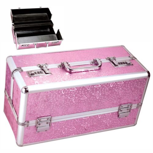 Large Lockable Vibrator Case Pink