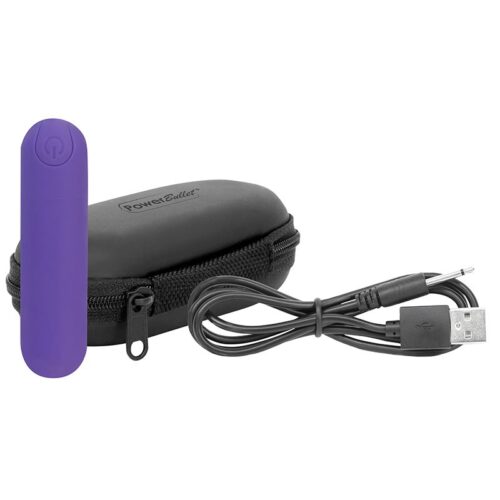 Power Bullet Essential 3.5” Rechargeable Bullet Purple