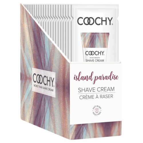 15 ml Coochy Shave Cream Island Paradise Display of 24 Foils 1