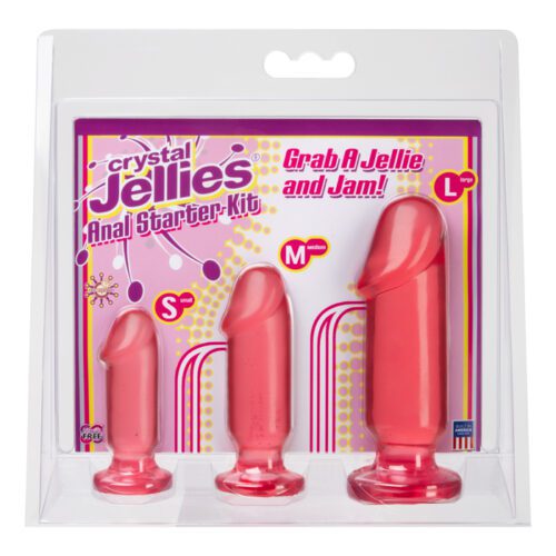 Crystal Jellies Anal Starter Kit Pink 1