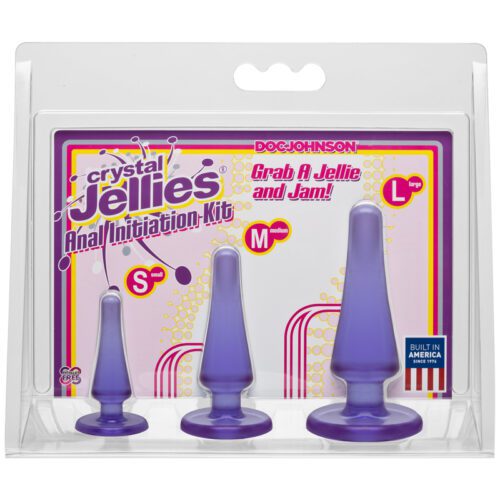 Crystal Jellies Anal Initiation Kit Purple 1