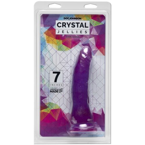 Crystal Jellies® Thin Dong 7″ Purple 1