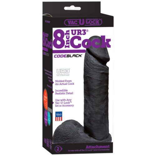 CodeBlack Vac-U-Lock 8″ UR3® Cock 1