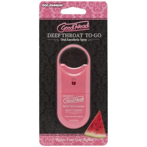 GoodHead™ To-Go Deep Throat Spray Wild Watermelon 1