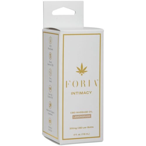 Foria Massage Oil 4 oz Lemongrass 1