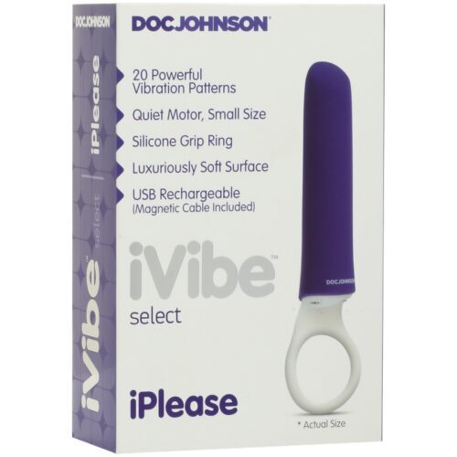 IPlease with Silicone Grip Ring Purple White 1