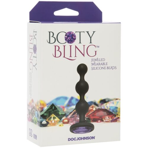 Booty Bling Silicone Beads Purple 1