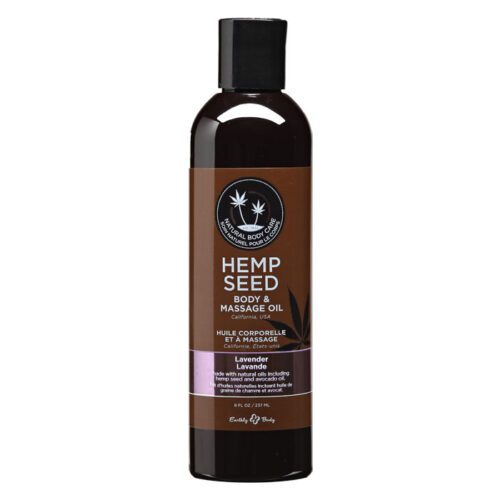 8 oz. Hemp Seed Massage Oil Lavender 1