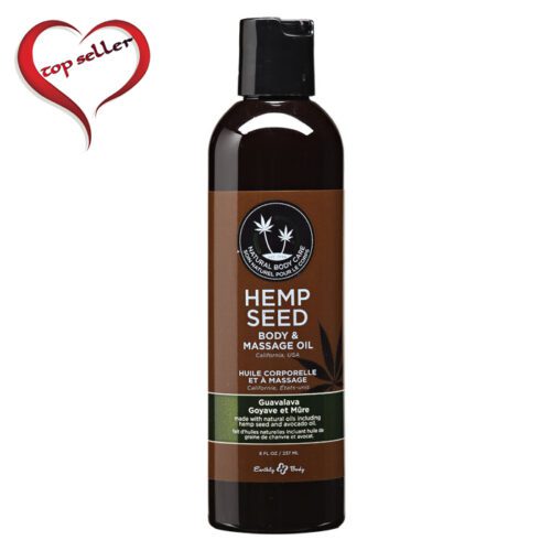 8 oz. Hemp Seed Massage Oil Guavalava 1