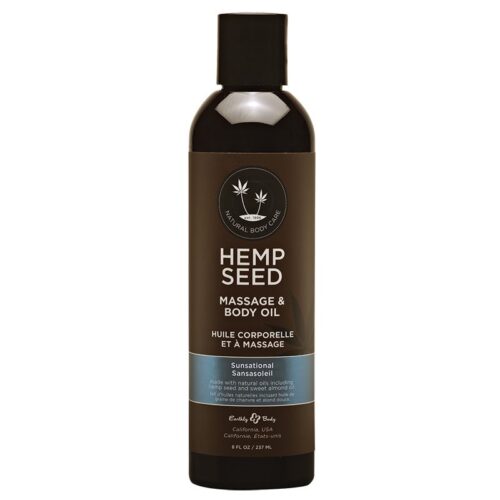 8 oz. Hemp Seed Massage Oil Sunsational 1