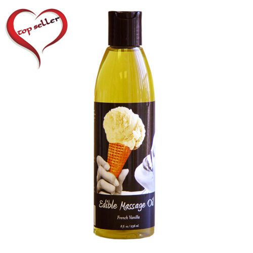 8 oz. Edible Massage Oil Vanilla 1