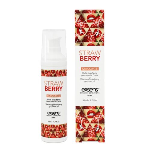 50 ml Warming Gourmet Massage Oil Strawberry 1