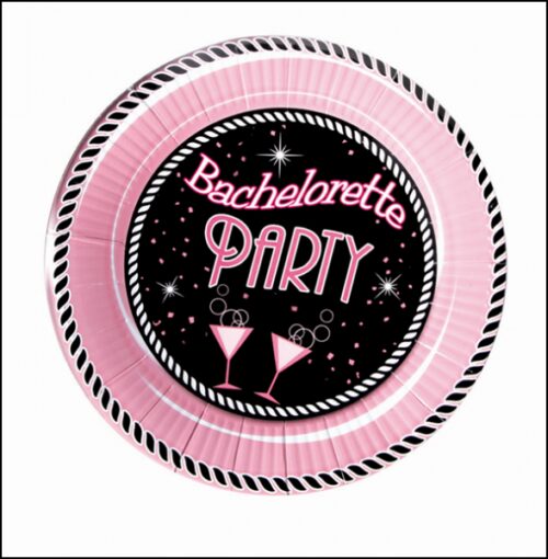 7” Bachelorette Party Plate Medium Size – Pack of 10 1