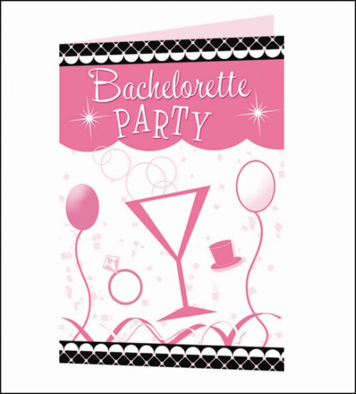Bachelorette Party Invitation Cards 10 Pack 1