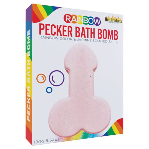 Rainbow Pecker Bath Bomb 1
