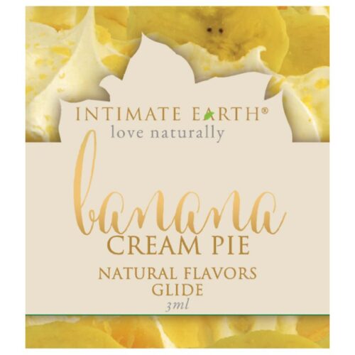 3 ml Flavored Lubricant Pouch Banana Cream Pie