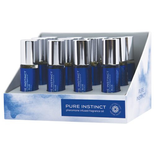 Jelique Products Pure Instinct Roll On True Blue Display of 12 1