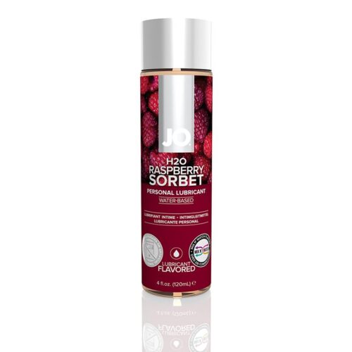 JO Flavored Lubricant 4 oz Raspberry Sorbet 1