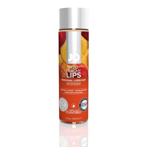 JO Flavored Lubricant 4 oz Peachy Lips 1