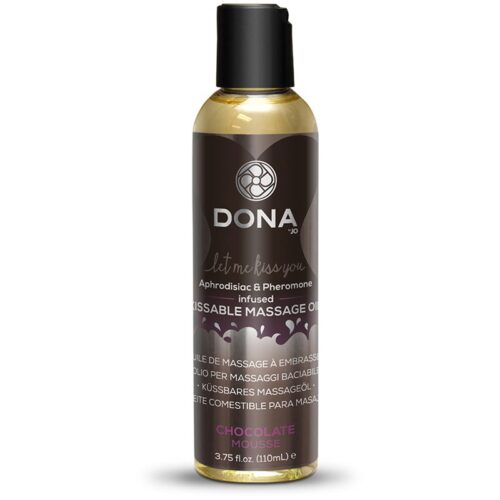 Dona Kissable Massage Oil 3.75 oz Chocolate Mousse