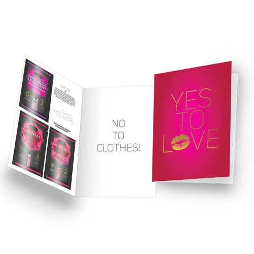 Naughty Notes Greeting Card Yes to Love 1