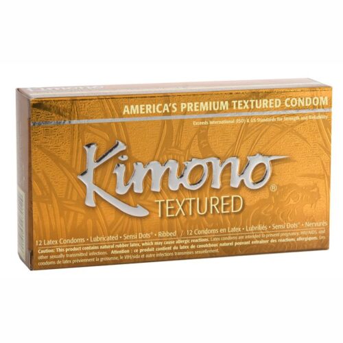 Kimono Textured Condom 12 Pack 1