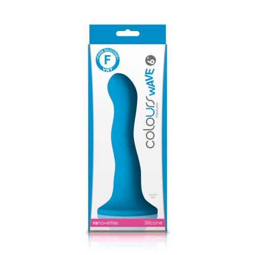 Colours Wave 6” Blue Dildo