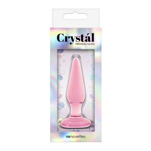 Crystal Tapered Plug Small Pink