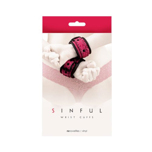 Sinful Wrist Cuffs Pink 1