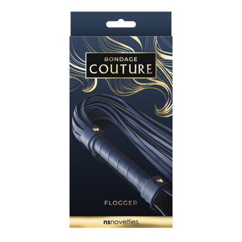 Bondage Couture Flogger Blue 1