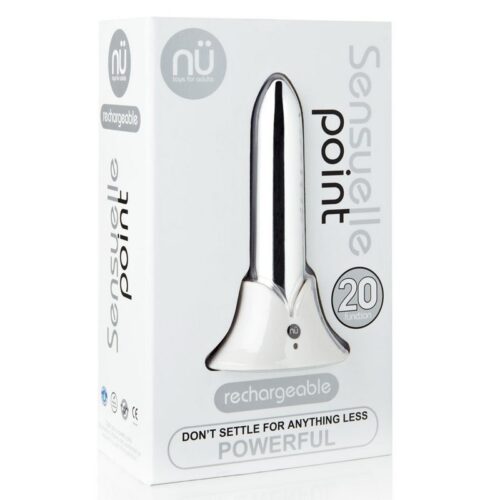 nu Sensuelle Point Rechargeable Bullet Silver