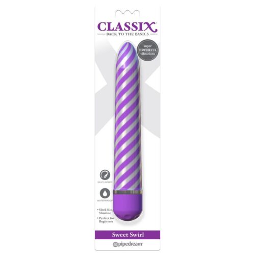 Sweet Swirl Vibrator Purple 1