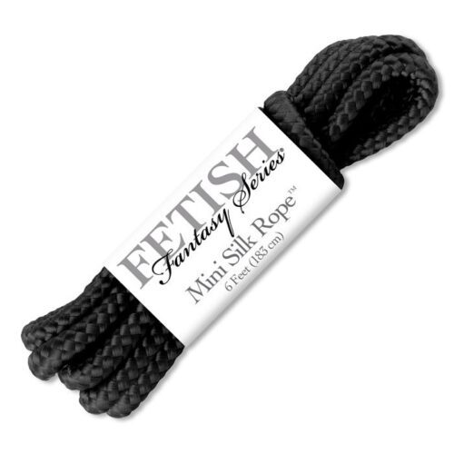 Fetish Fantasy Mini Silk Rope Black