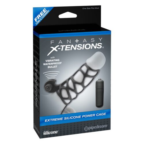Fantasy X-tensions Extreme Silicone Power Cage Black 1