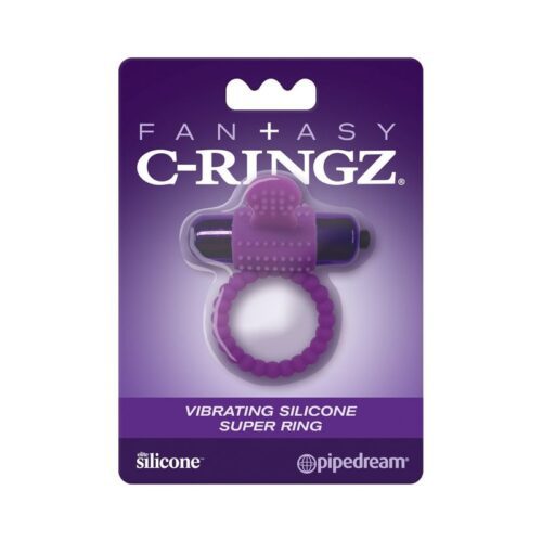 Fantasy C-Ringz Vibrating Silicone Super Ring Purple