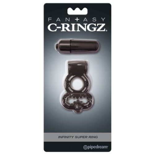 Fantasy C-Ringz Vibrating Infinity Super Ring Black 1