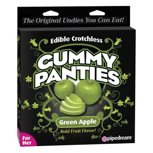 Edible Crotchless Gummy Panties Apple 1