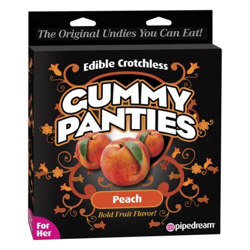 Edible Crotchless Gummy Panties Peach 1