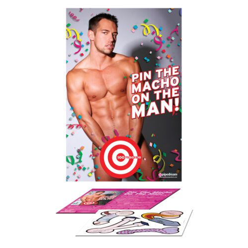 Pin the Macho on the Man Game – EACH 1