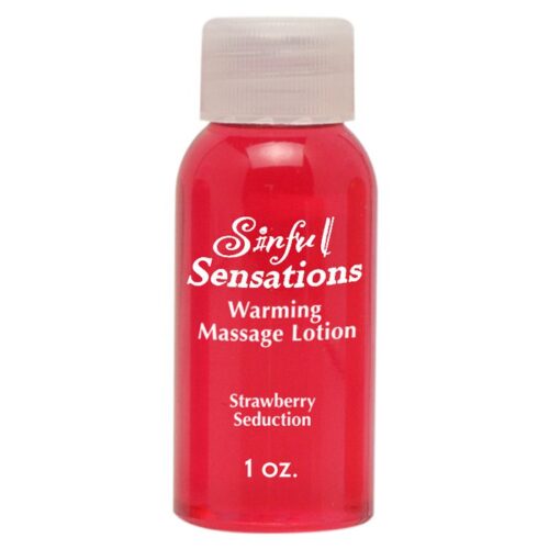 1 oz Sinful Sinsations Massage Lotion Strawberry