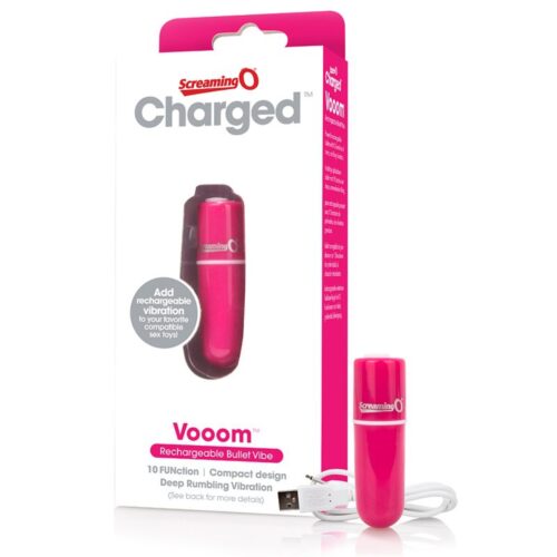 Charged Vooom Rechargeable Bullet Vibe Pink