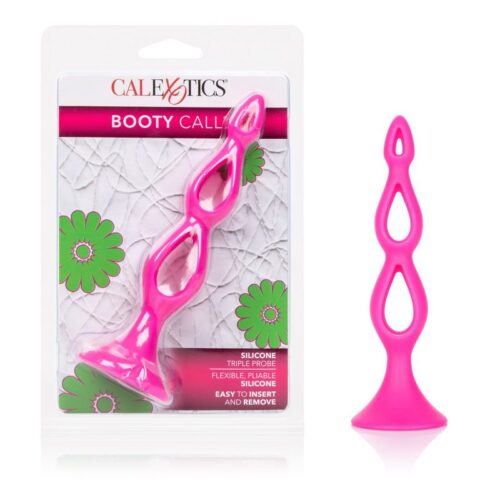 Booty Call® Silicone Triple Probe Pink