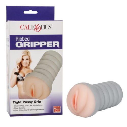 Ribbed Gripper Tight Pussy Ivory 1